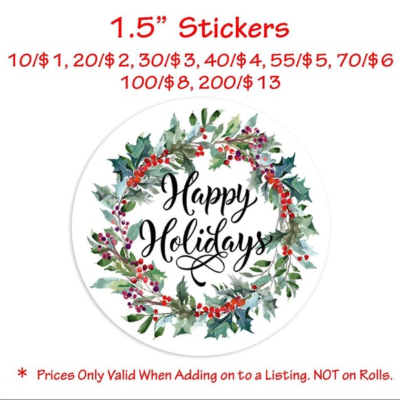 50 - 10X13 & 6X9 Holiday Mix Poly Mailer Combo - Picture 2 of 10